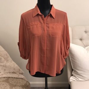 Rust colored blouse